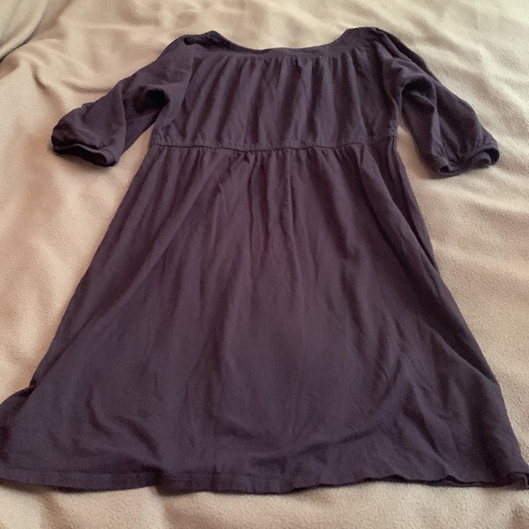 Sonoma black dress.  Above the knee.  Size Medium.  3/4 length sleeves. - Picture 4 of 4